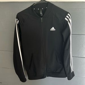 Adidas zip front athletic jacket